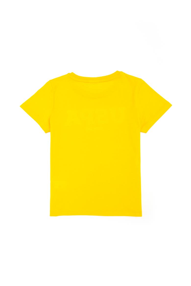 Çocuk Sarı Bisiklet Yaka Tişört - 50265978003