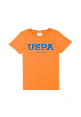 Çocuk Turuncu Bisiklet Yaka Tişört - 50265978036