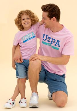 Çocuk Manolya Bisiklet Yaka Tişört - 50265992060