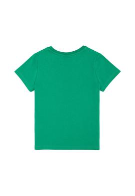 Çocuk Yeşil Bisiklet Yaka Tişört - 50266012024