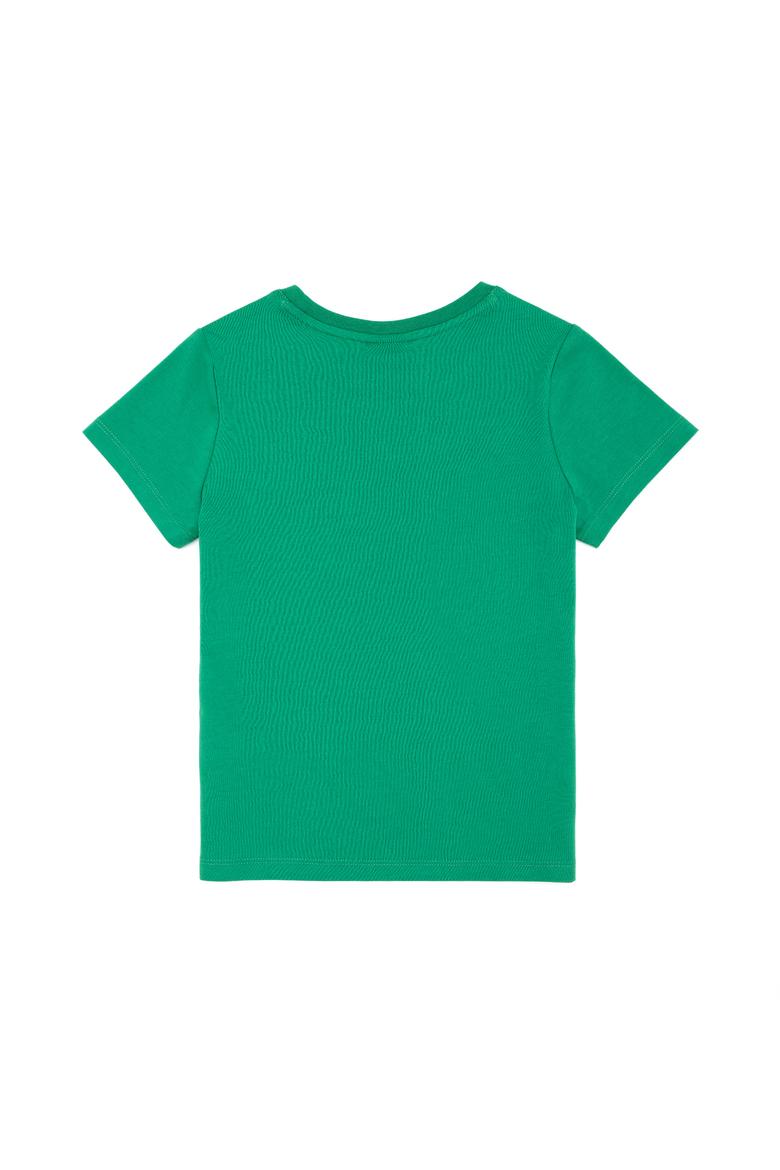 Çocuk Yeşil Bisiklet Yaka Tişört - 50266012024