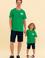 Çocuk Yeşil Bisiklet Yaka Tişört