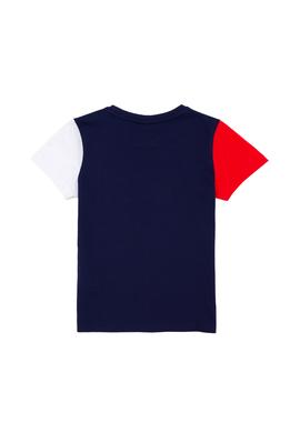 Çocuk Lacivert Bisiklet Yaka Tişört - 50266036029