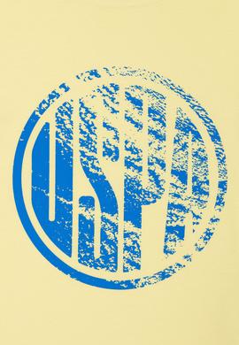 Çocuk Açık Sarı Bisiklet Yaka Tişört - 50266038013