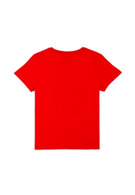 Çocuk Kırmızı Bisiklet Yaka Tişört - 50266038030