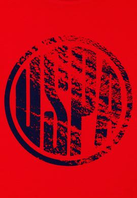 Çocuk Kırmızı Bisiklet Yaka Tişört - 50266038030