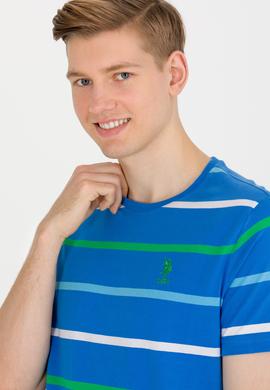 Erkek Saks Bisiklet Yaka Tişört - 50265362037