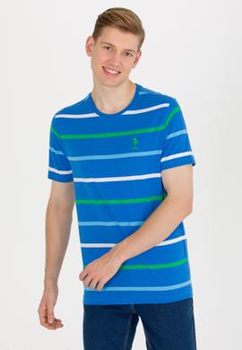 Erkek Saks Bisiklet Yaka Tişört - 50265362037