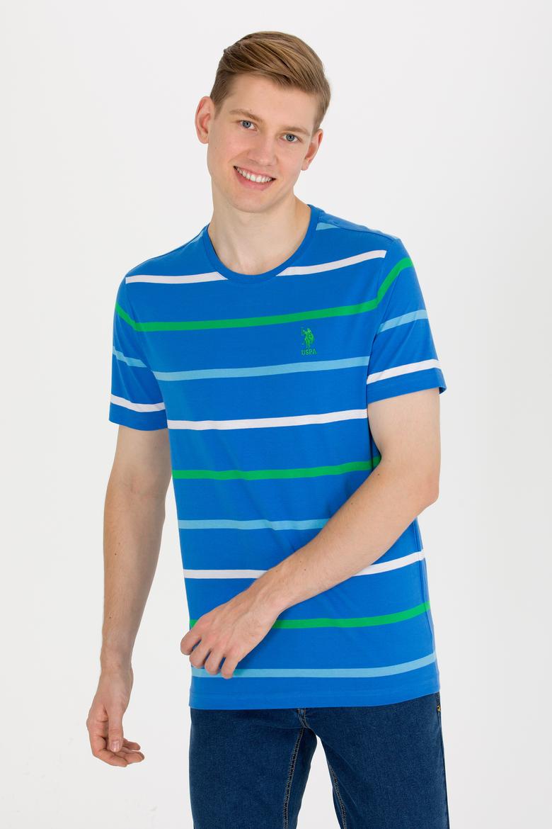 Erkek Saks Bisiklet Yaka Tişört - 50265362037