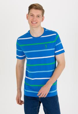 Erkek Saks Bisiklet Yaka Tişört - 50265362037