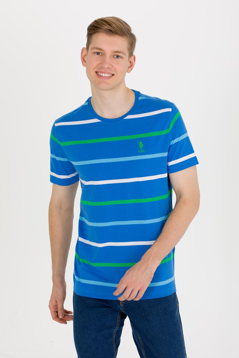 Erkek Saks Bisiklet Yaka Tişört - 50265362037