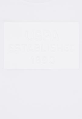 Çocuk Beyaz Bisiklet Yaka Tişört - 50263561005