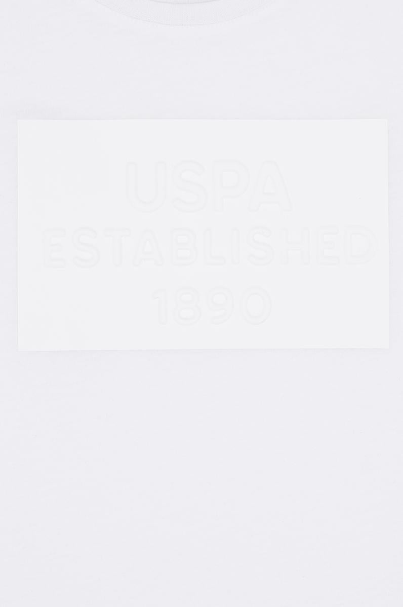 Çocuk Beyaz Bisiklet Yaka Tişört