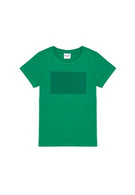 Çocuk Yeşil Bisiklet Yaka Tişört - 50263561034