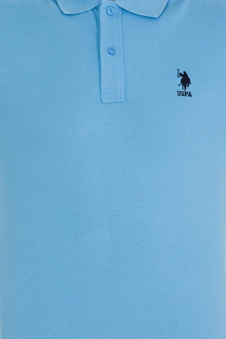 Erkek Turkuaz Basic Polo Yaka Tişört - 50264891163