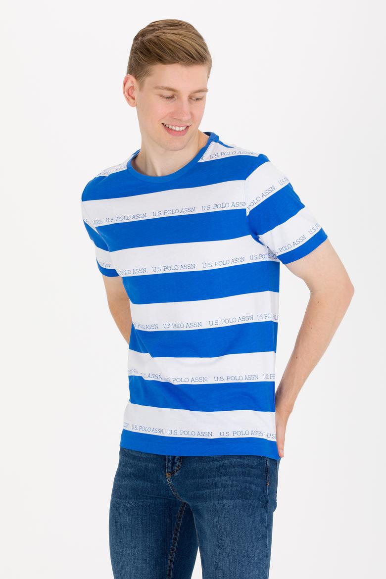 Erkek Saks Bisiklet Yaka Tişört - 50264971018