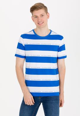 Erkek Saks Bisiklet Yaka Tişört - 50264971018