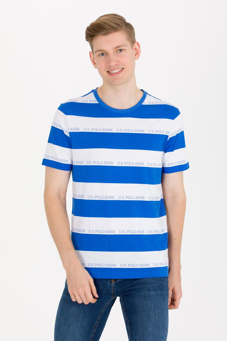 Erkek Saks Bisiklet Yaka Tişört - 50264971018