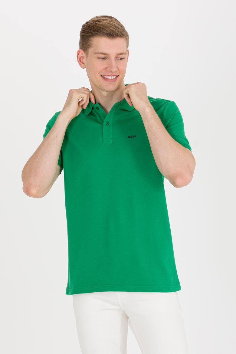 Erkek Yeşil Basic Polo Yaka Tişört - 50264892078