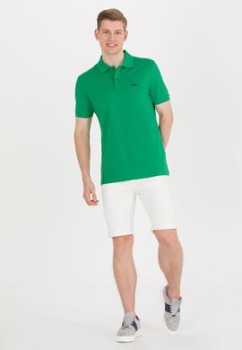 Erkek Yeşil Basic Polo Yaka Tişört - 50264892078