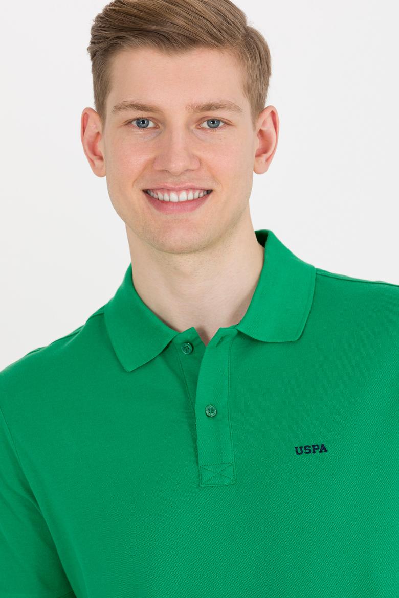 Erkek Yeşil Basic Polo Yaka Tişört - 50264892078