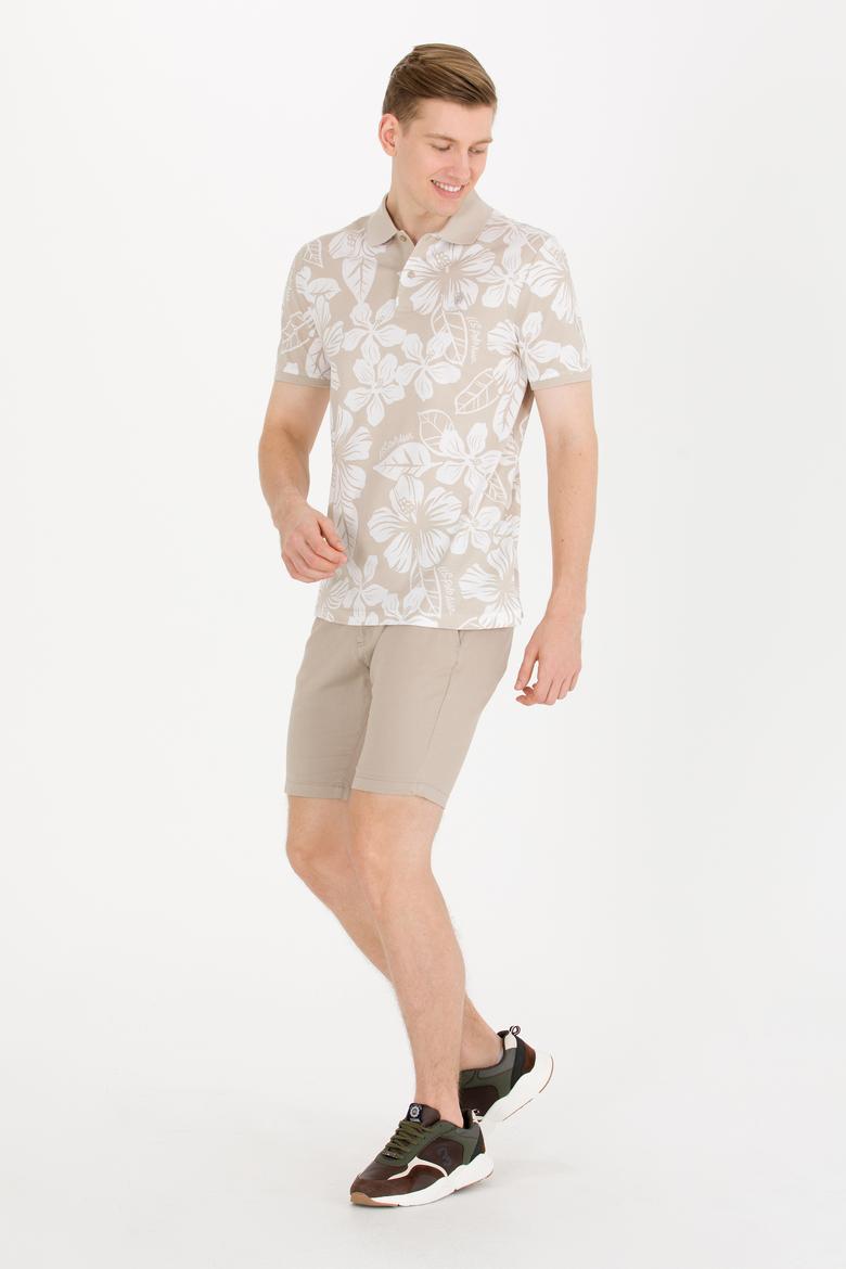 Erkek Taş Polo Yaka Tişört - 50265032006