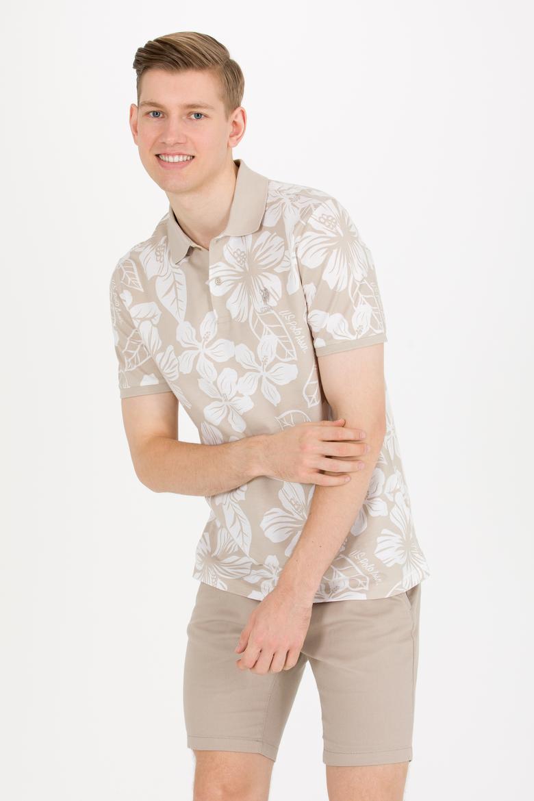 Erkek Taş Polo Yaka Tişört - 50265032006