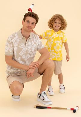 Erkek Taş Polo Yaka Tişört - 50265032006