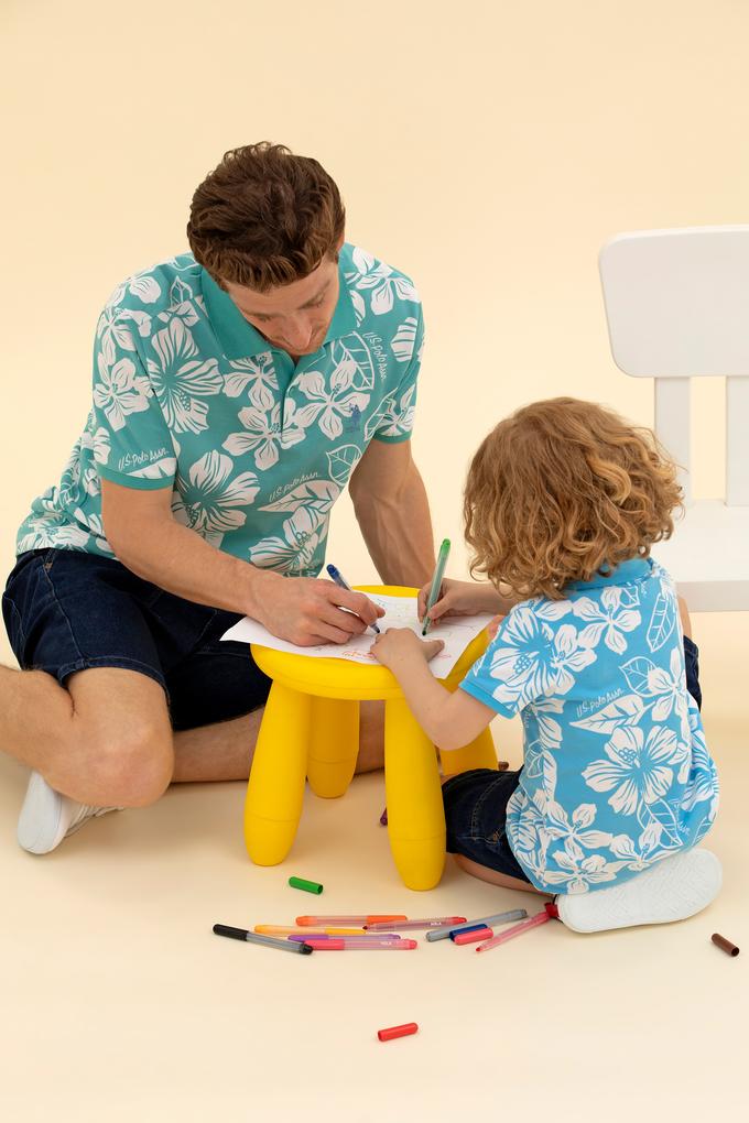 Erkek Mint Polo Yaka Tişört