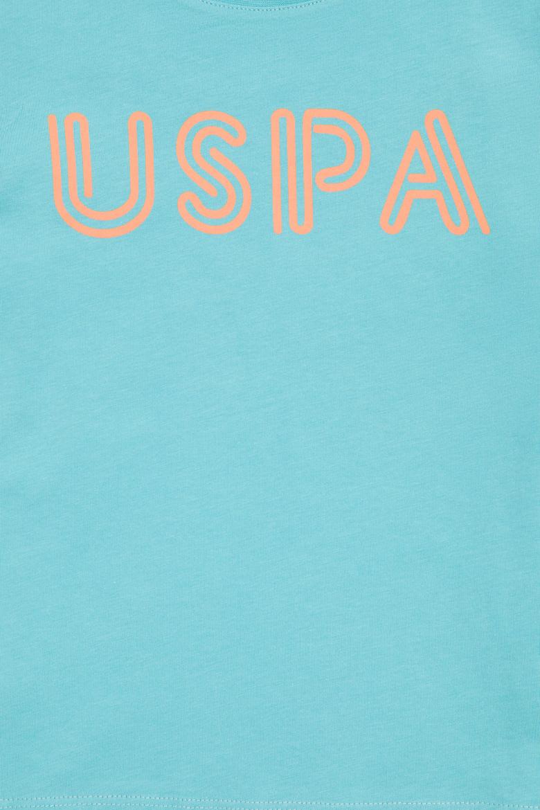 Çocuk Mint Yeşili Bisiklet Yaka Tişört - 50266039014