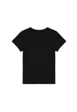 Çocuk Siyah Bisiklet Yaka Tişört - 50266039043