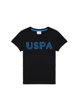 Çocuk Siyah Bisiklet Yaka Tişört - 50266039043