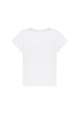 Çocuk Beyaz Bisiklet Yaka Tişört - 50266039098