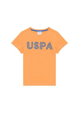 Çocuk Turuncu Bisiklet Yaka Tişört - 50266039107