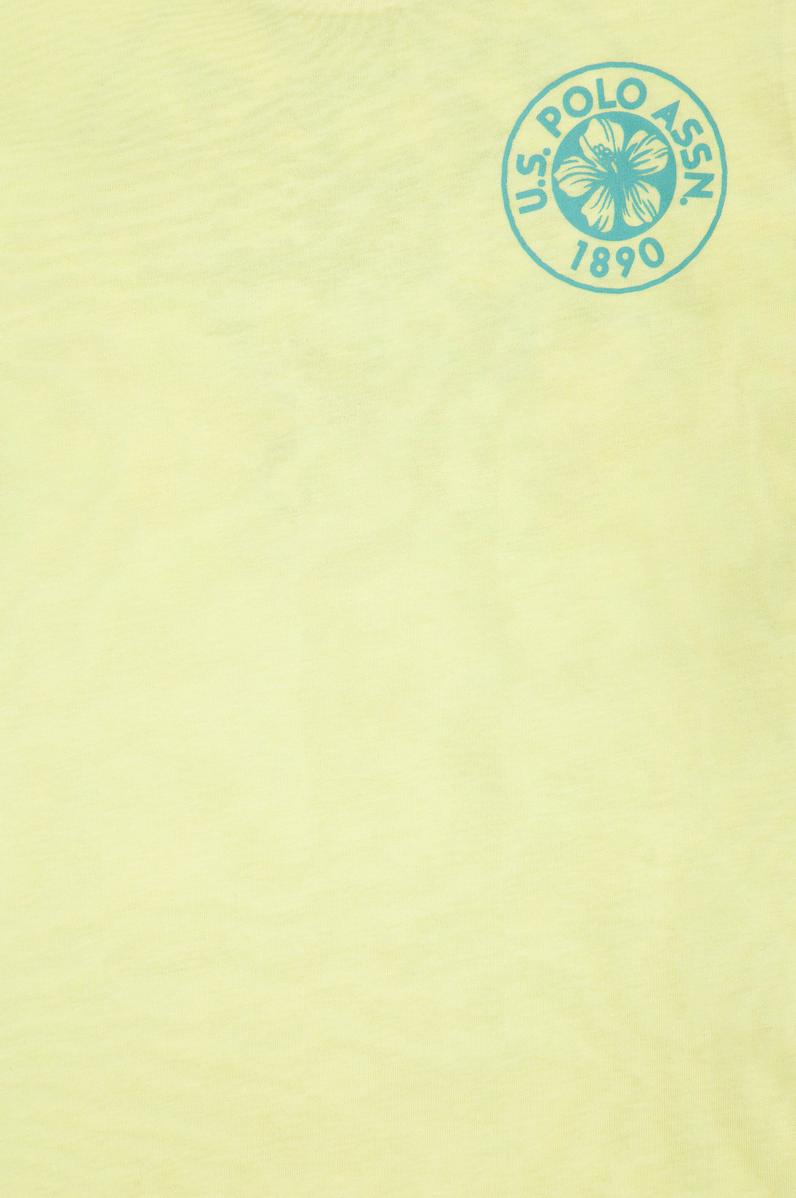 Çocuk Açık Sarı Bisiklet Yaka Tişört