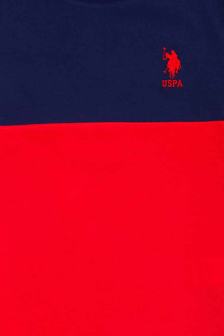 Çocuk Lacivert Bisiklet Yaka Tişört - 50267251013