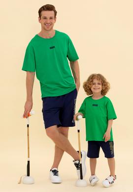 Erkek Lacivert Örme Şort - 50265070009