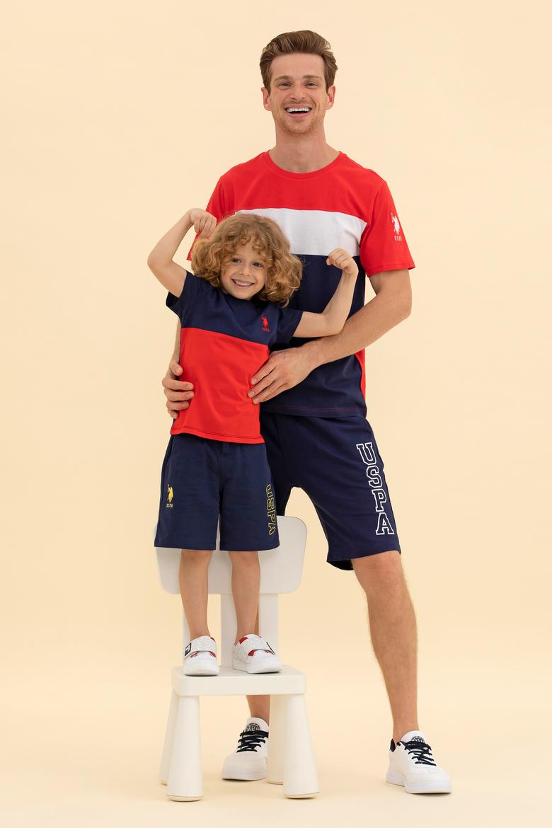 Erkek Lacivert Bisiklet Yaka Tişört