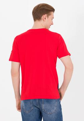 Erkek Lacivert Bisiklet Yaka Tişört - 50264953001