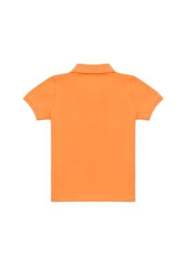 Erkek Çocuk Turuncu Basic Polo Yaka Tişört - 50266041023
