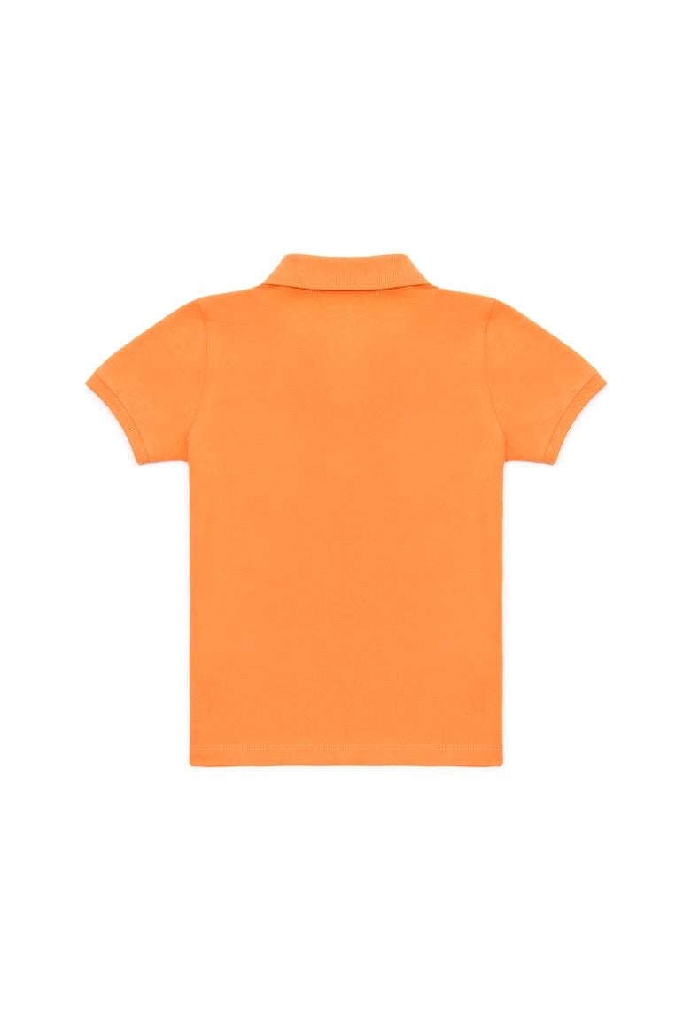 Erkek Çocuk Turuncu Basic Polo Yaka Tişört - 50266041023