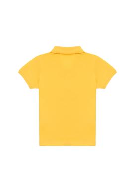 Erkek Çocuk Sarı Basic Polo Yaka Tişört - 50266041044