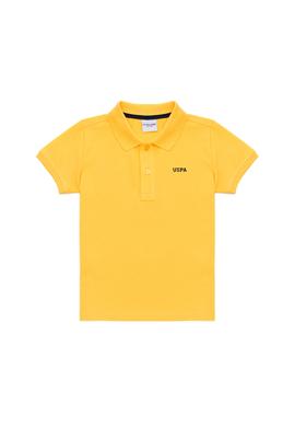Erkek Çocuk Sarı Basic Polo Yaka Tişört - 50266041044