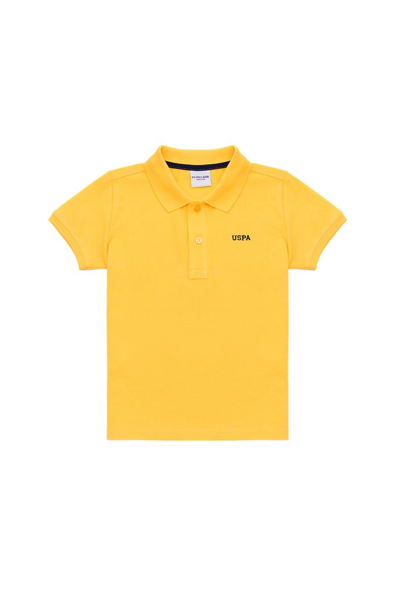 Erkek Çocuk Sarı Basic Polo Yaka Tişört - 50266041044