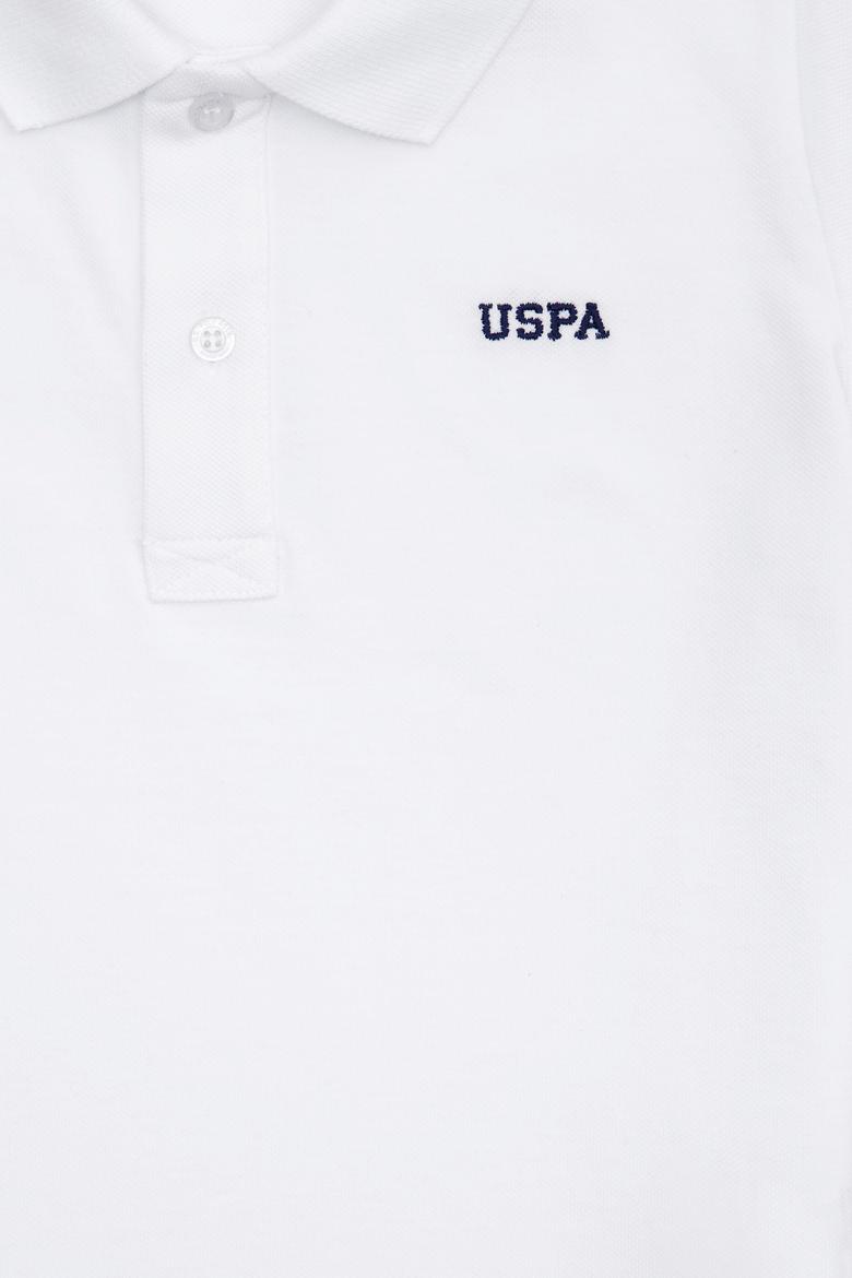 Erkek Çocuk Beyaz Basic Polo Yaka Tişört - 50266041045