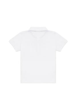 Erkek Çocuk Beyaz Basic Polo Yaka Tişört - 50266041045