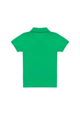 Erkek Çocuk Yeşil Basic Polo Yaka Tişört - 50266041061