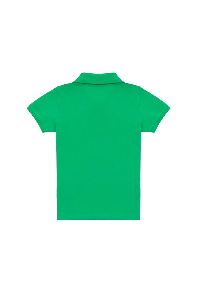 Erkek Çocuk Yeşil Basic Polo Yaka Tişört - 50266041061