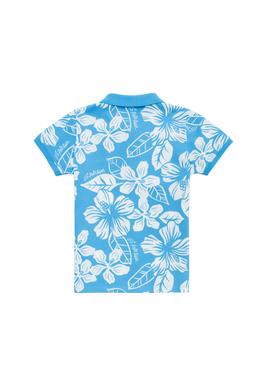 Erkek Çocuk Turkuaz Polo Yaka Tişört - 50266071019