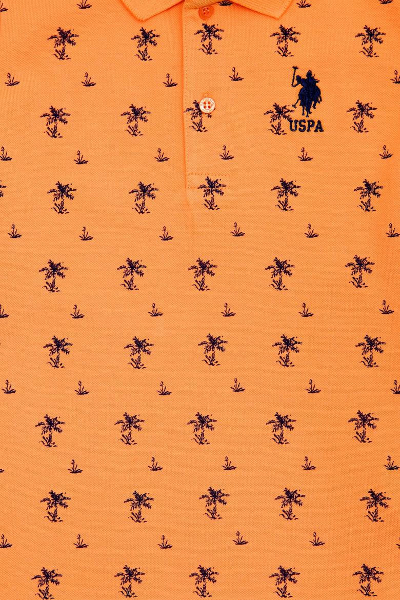 Erkek Çocuk Turuncu Polo Yaka Tişört - 50266075006